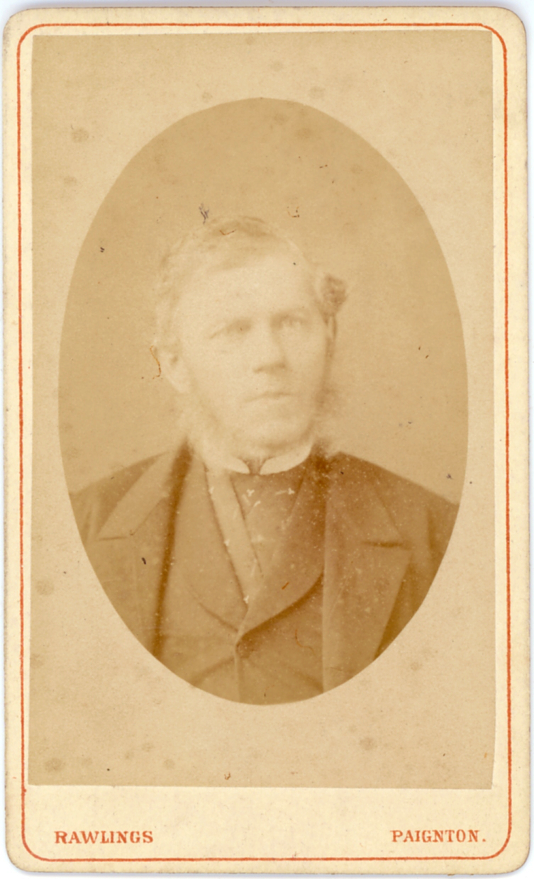 Unknown male. Perhaps the father of Mary Ann Hall