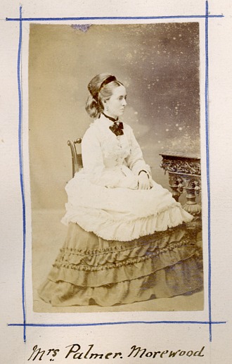 Most probably Patience Mary Palmer-Morewood née Hervey (1853-1914)