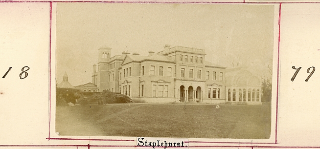 Staplehurst, Kent. Photograph dated 1879