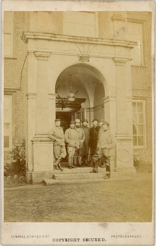 Albert Edward Prince of Wales (1841-1910) and party going shooting at Melford house 1865